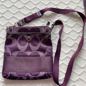 Coach Crossbody Bag- Purple